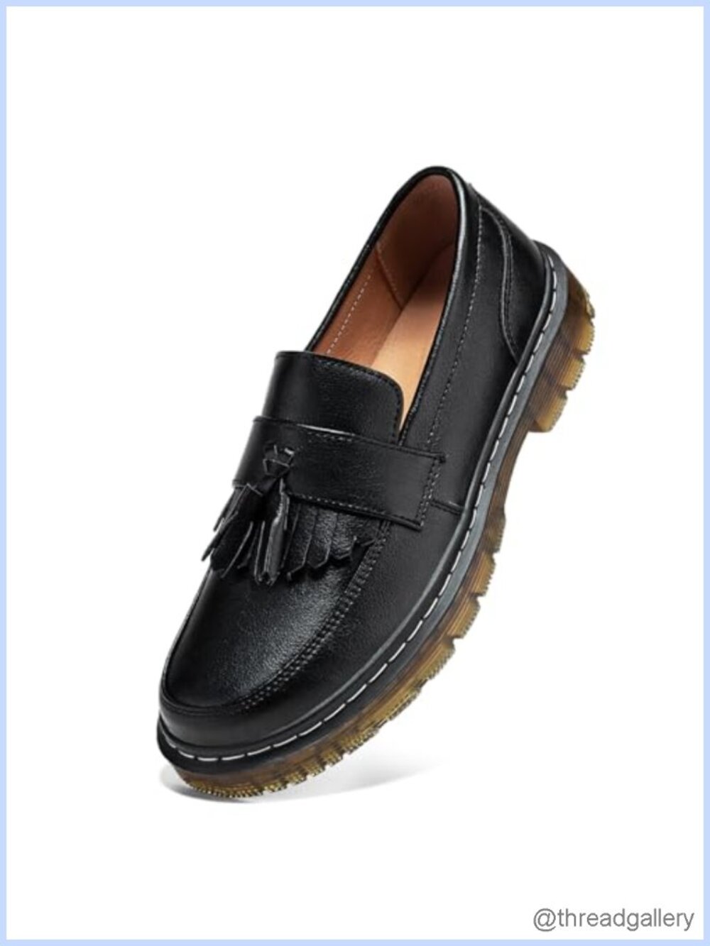 Women's Classic Penny Loafer Chunky Heel Platform Slip-On Business Casual Shoes